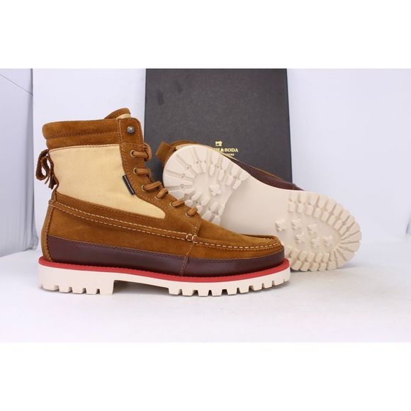 Scotch & Soda Avlon Suede Brown/Multicolor 23883367 Men's - Picture 3 of 8